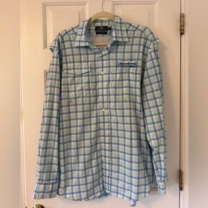 Vineyard Vines Blue Casual Harbour Shirt